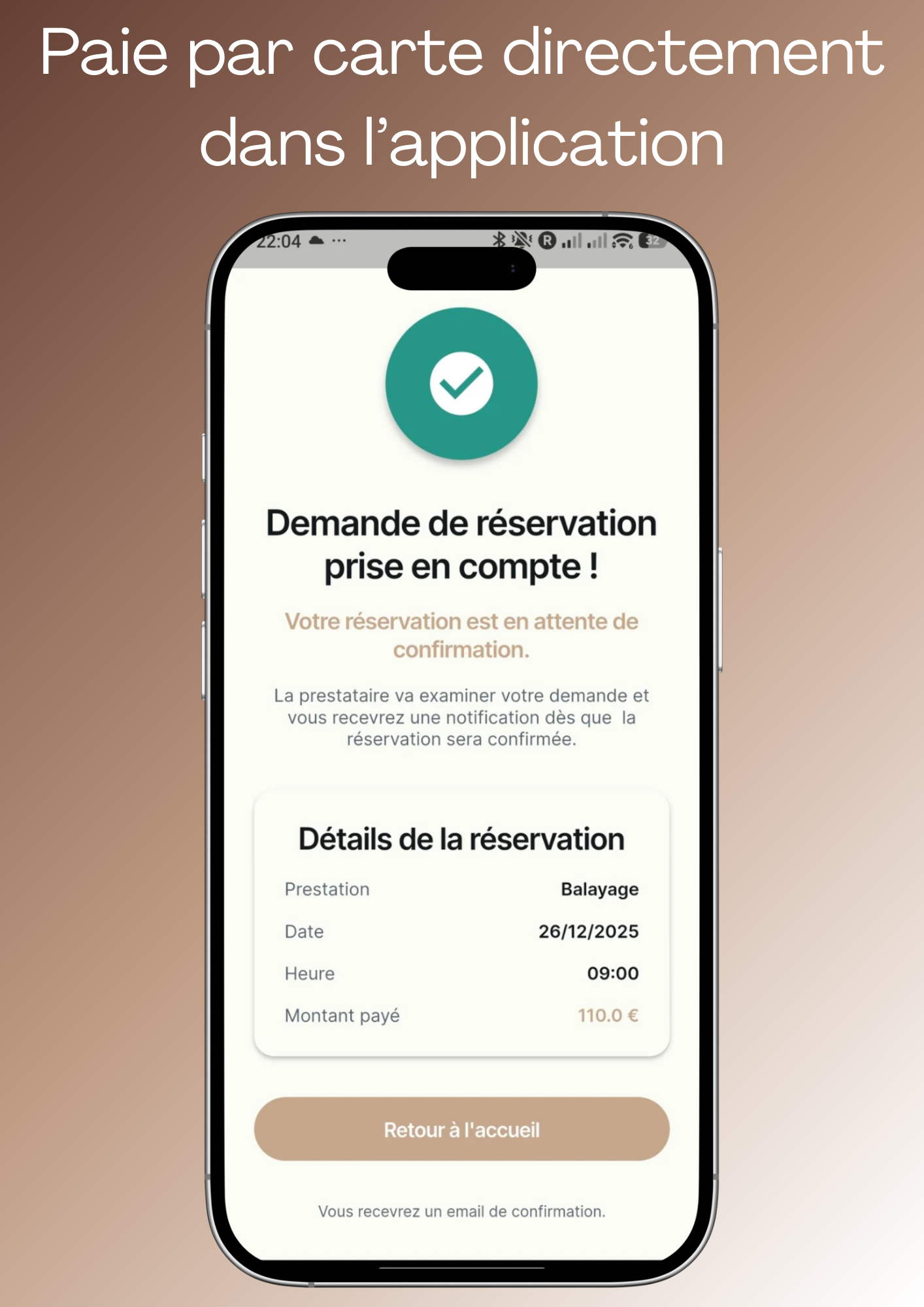 Gère tes réservations